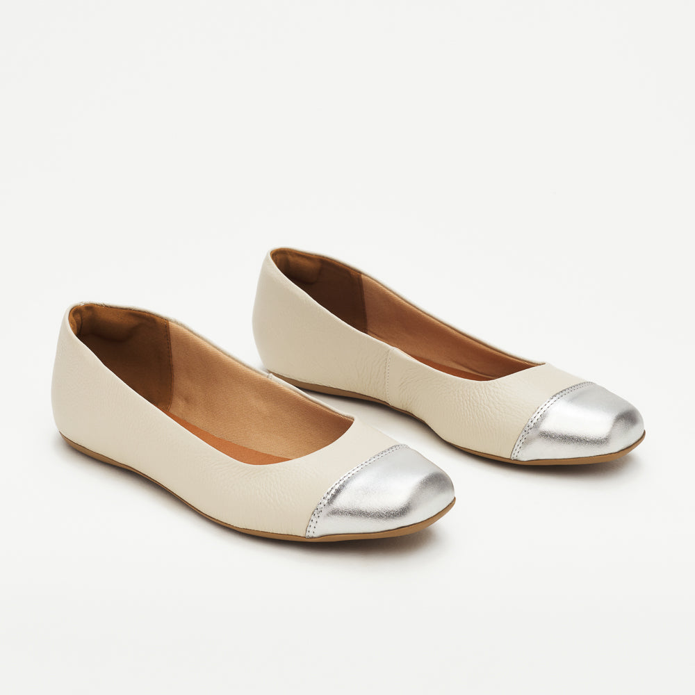Two Tone Ballet Flats