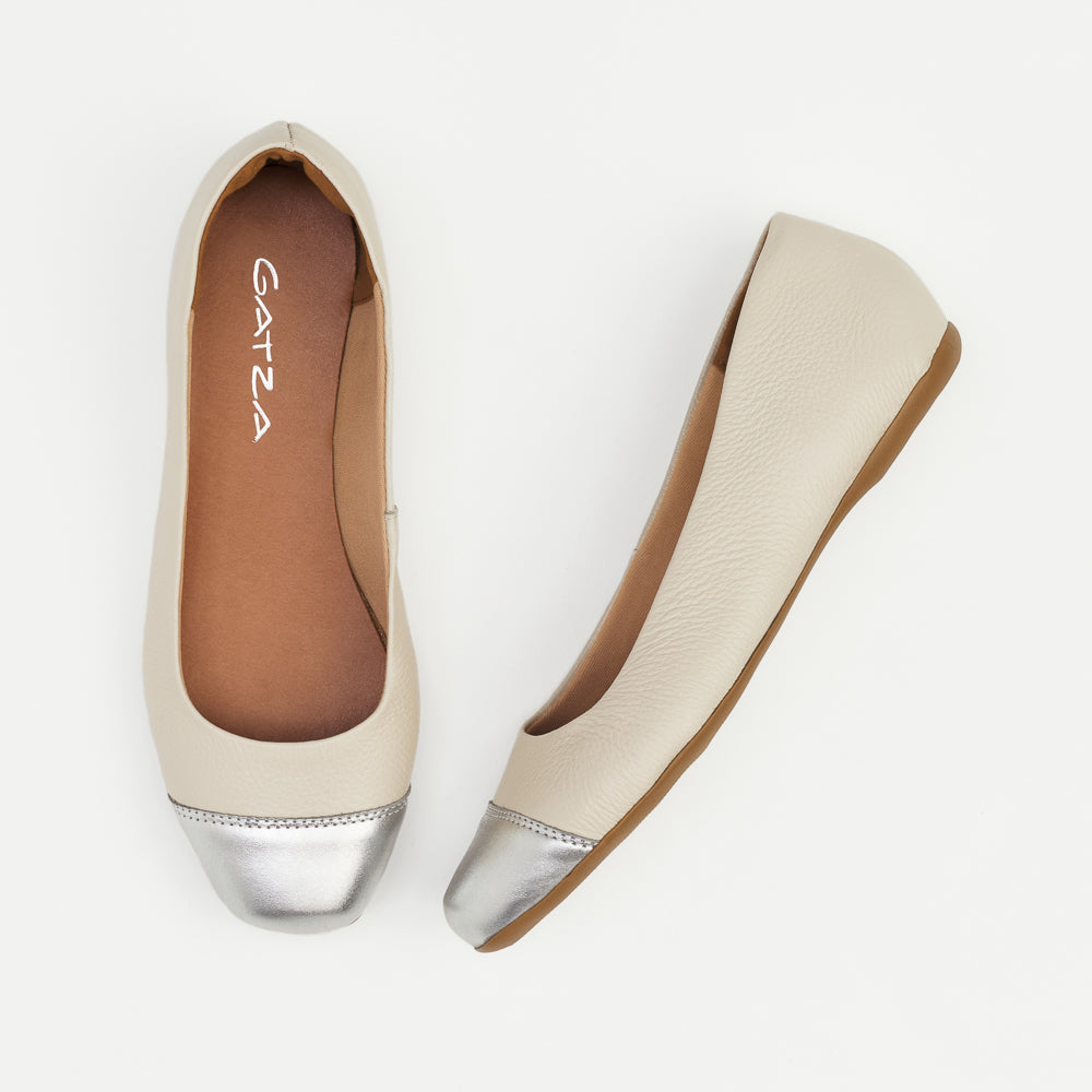 Two Tone Ballet Flats