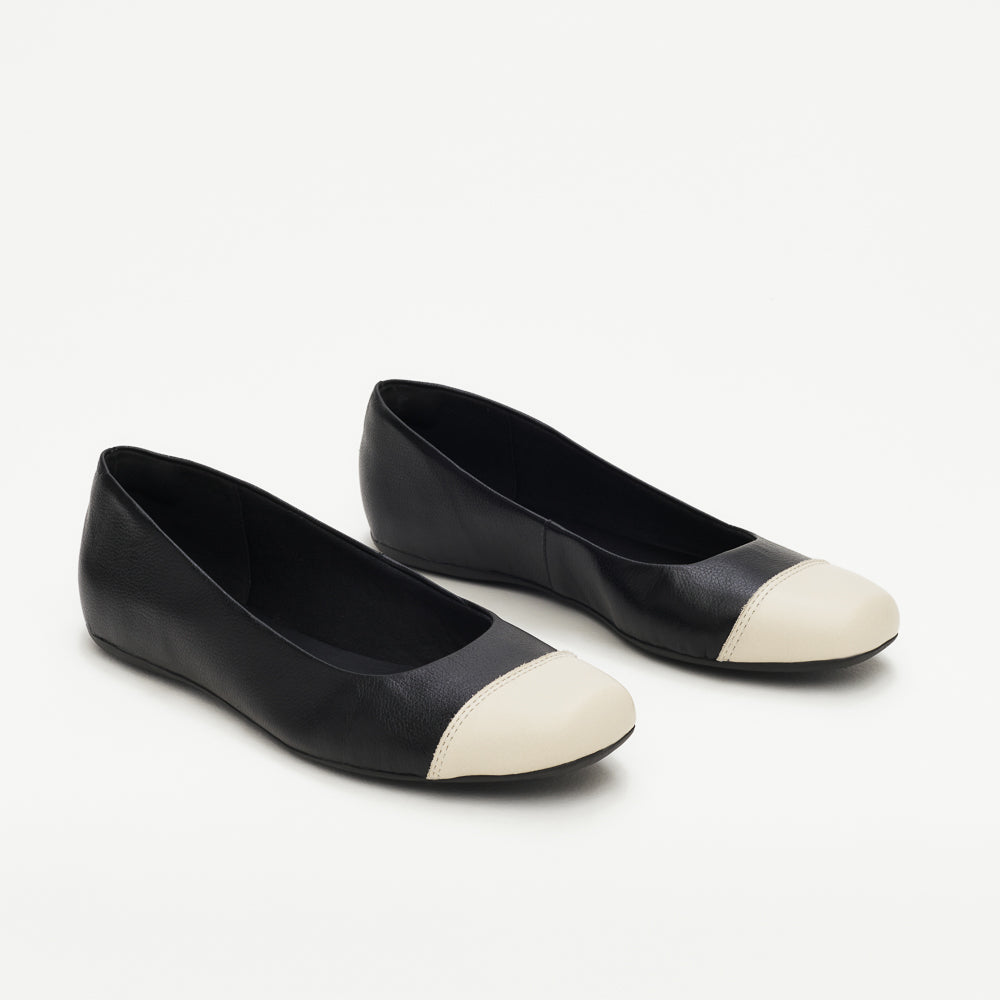 Two Tone Ballet Flats