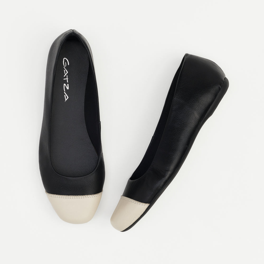 Two Tone Ballet Flats
