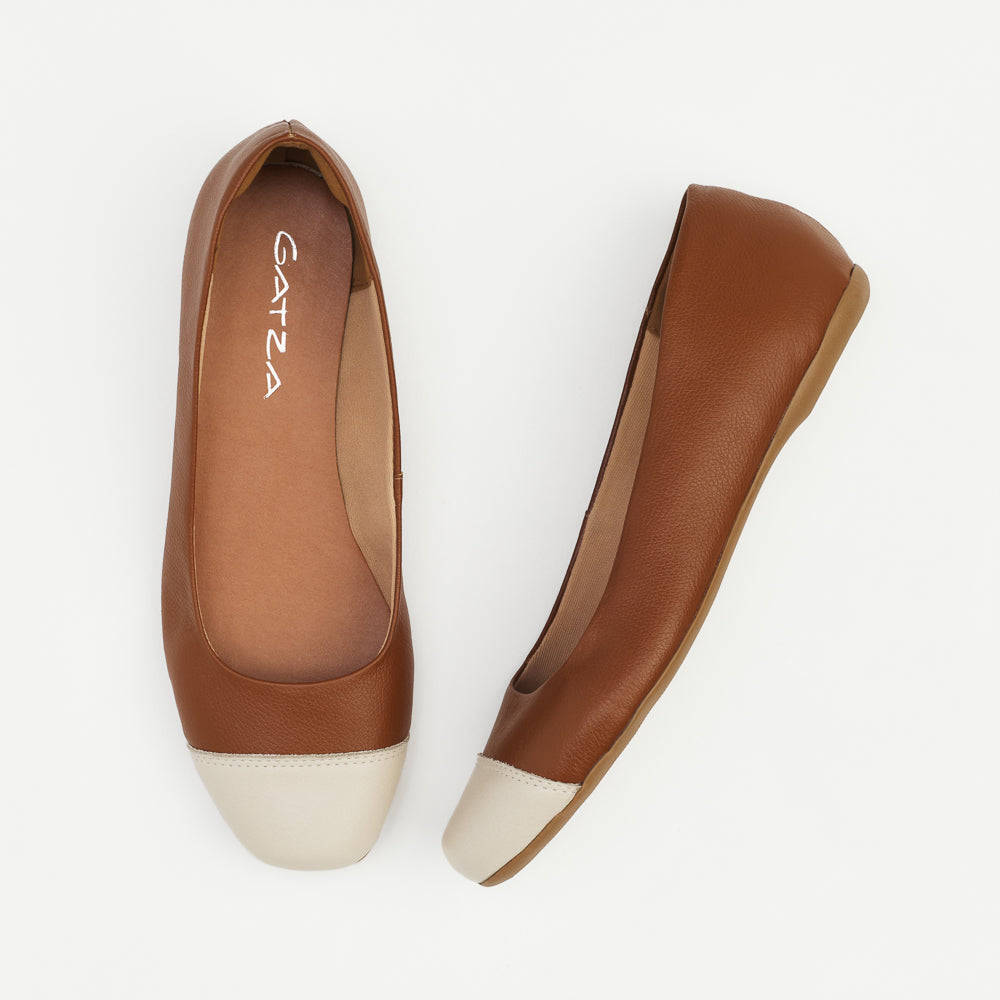 Two Tone Ballet Flats