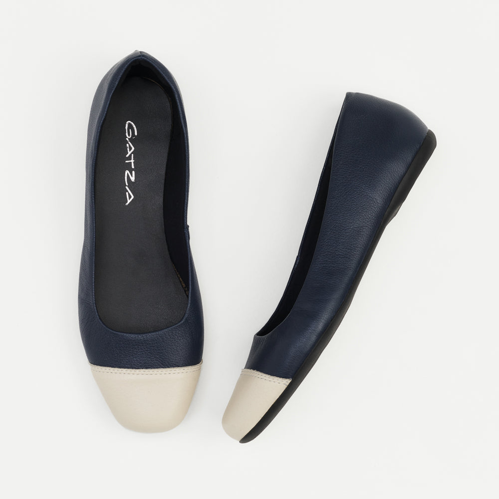 Two Tone Ballet Flats