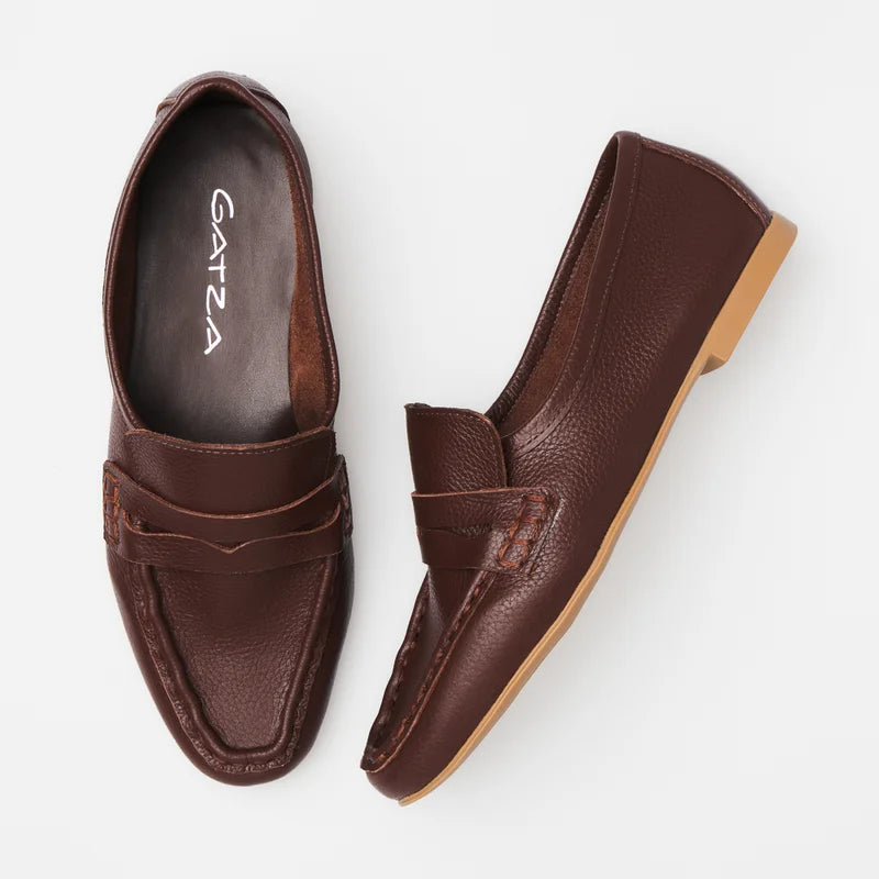 Classic Leather Loafer - Brown