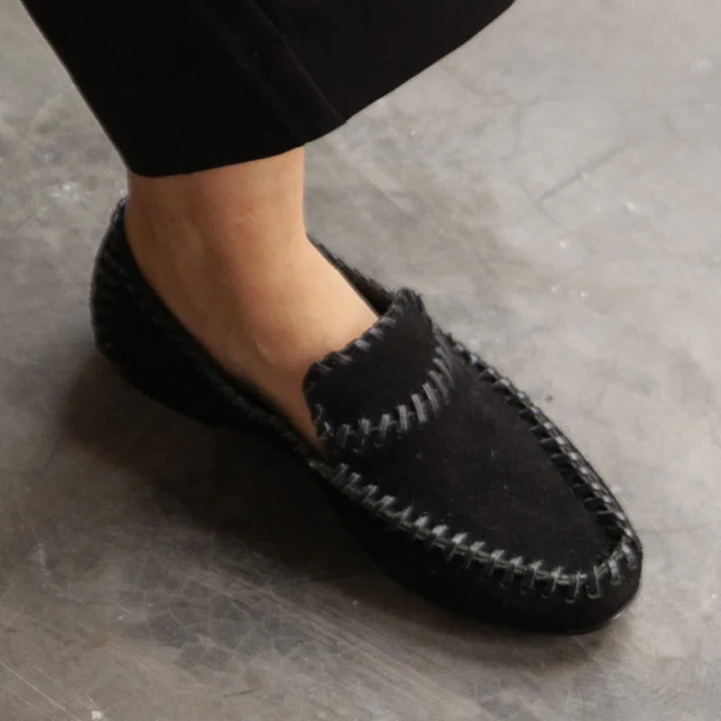 Stitch Loafer - Black