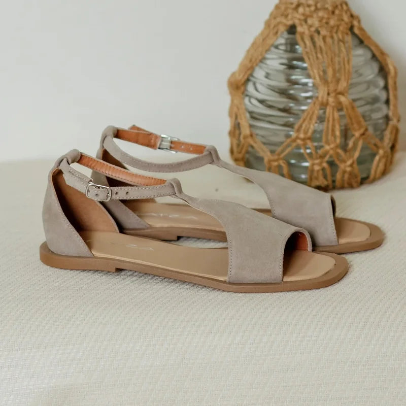 Selena Flat Sandal - Yellow