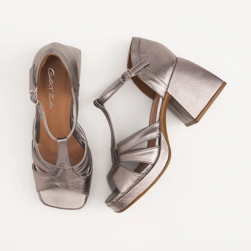Athena Sandal - Silver