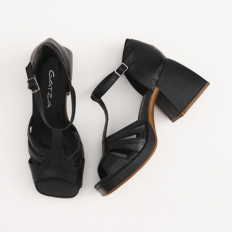 Athena Sandal - Black