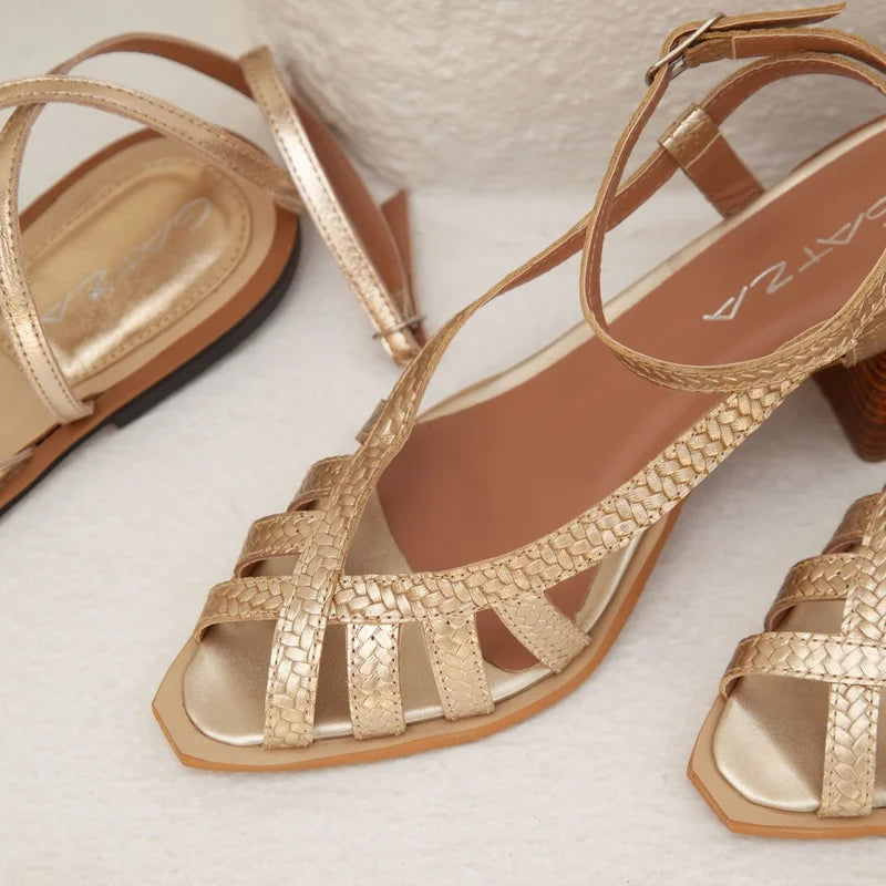 Diandra Sandal - Light Gold