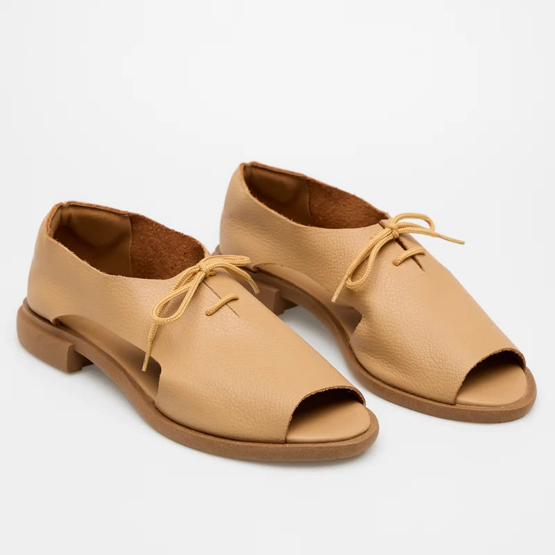 Cadarço Flat - Beige