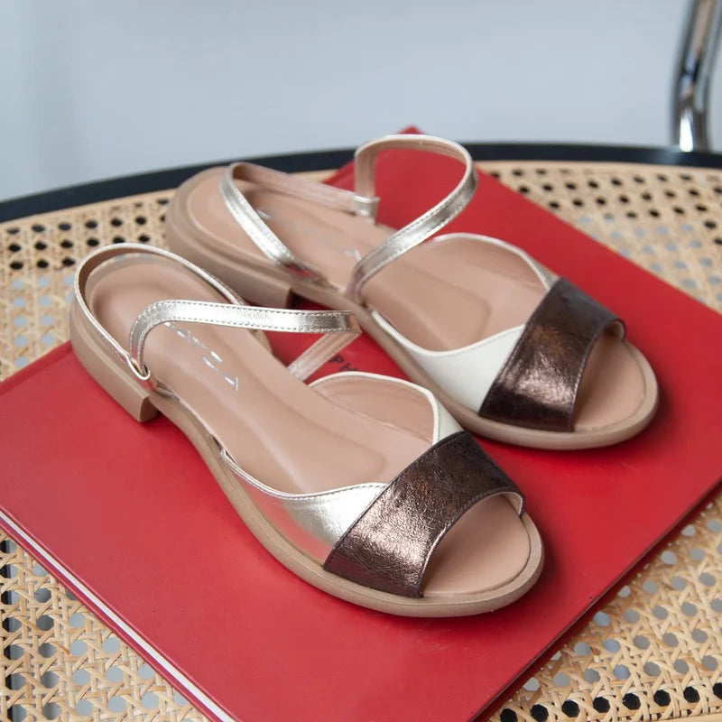 Mavie Flat - Light Gold