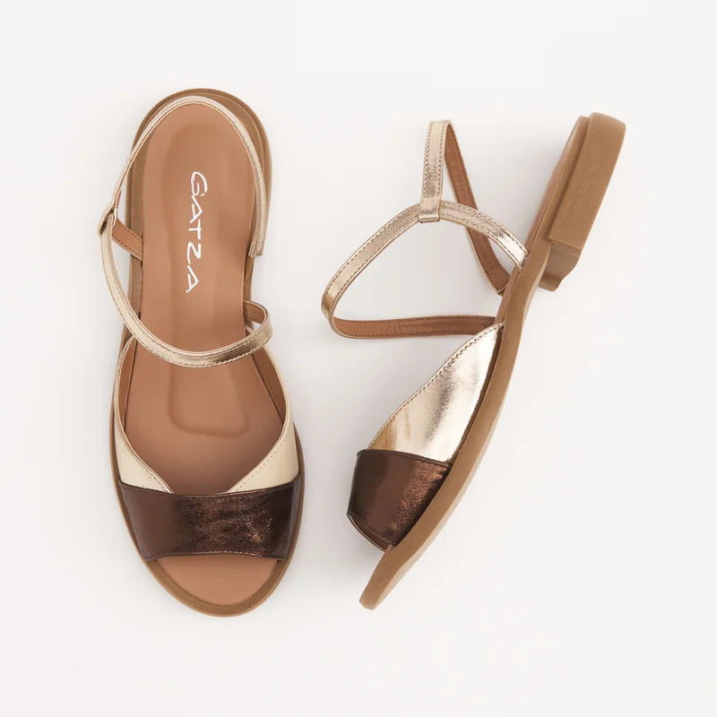 Mavie Flat - Light Gold
