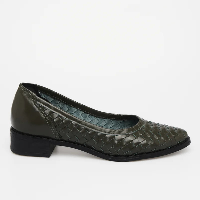 Braided Casual Shoes - Green