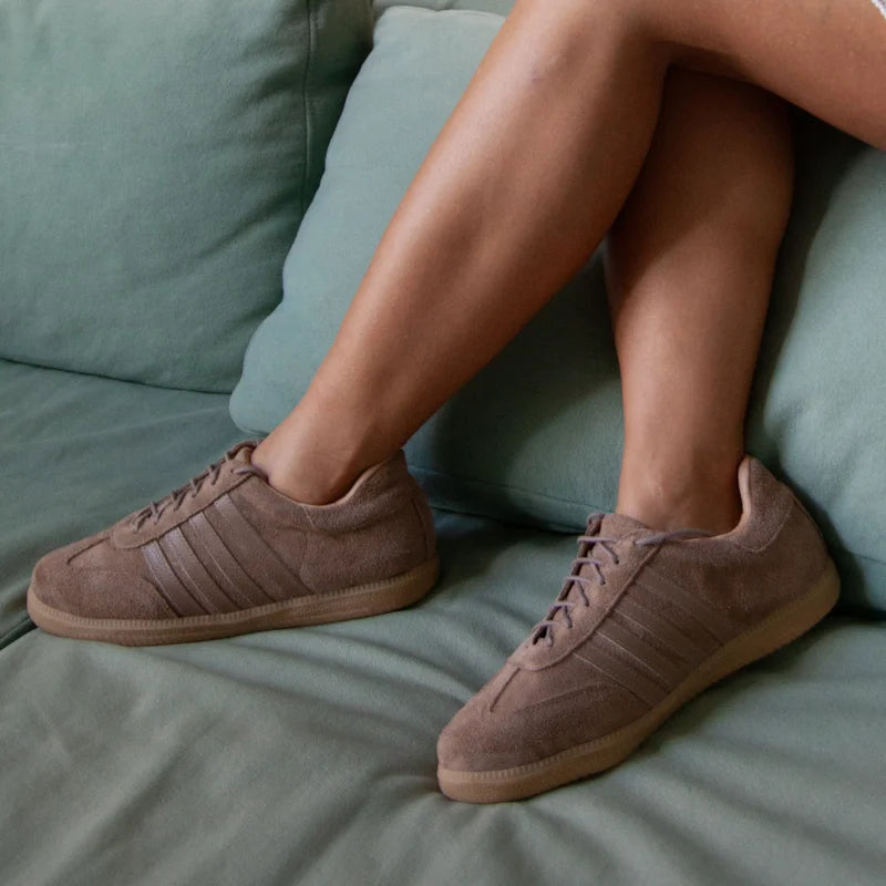 Leather Striped Sneaker - Sieno