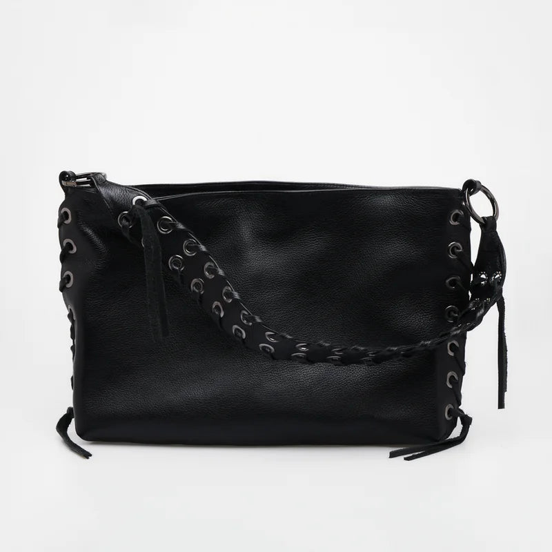 Amarril Leather Bag - Black