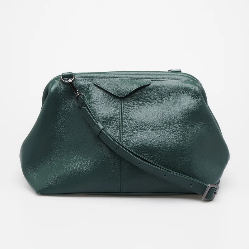 Cora Leather Bag - Green