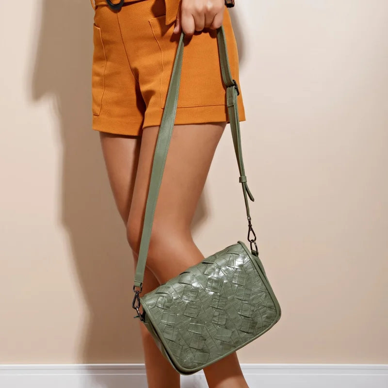 Interlaced Bag - Green