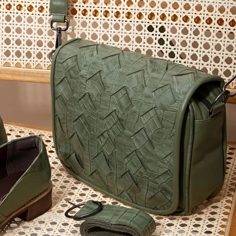 Interlaced Bag - Green