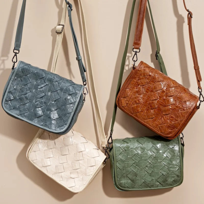 Interlaced Bag - Blue