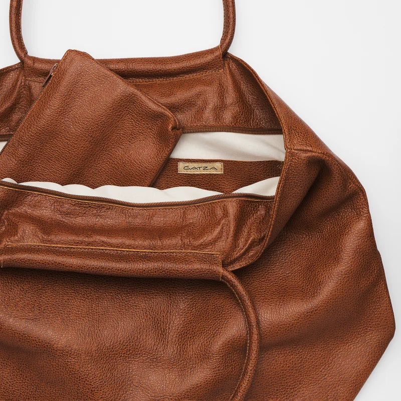 Kaia Leather Bag - Caramel