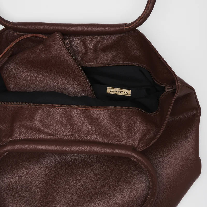 Kaia Leather Bag - Brown