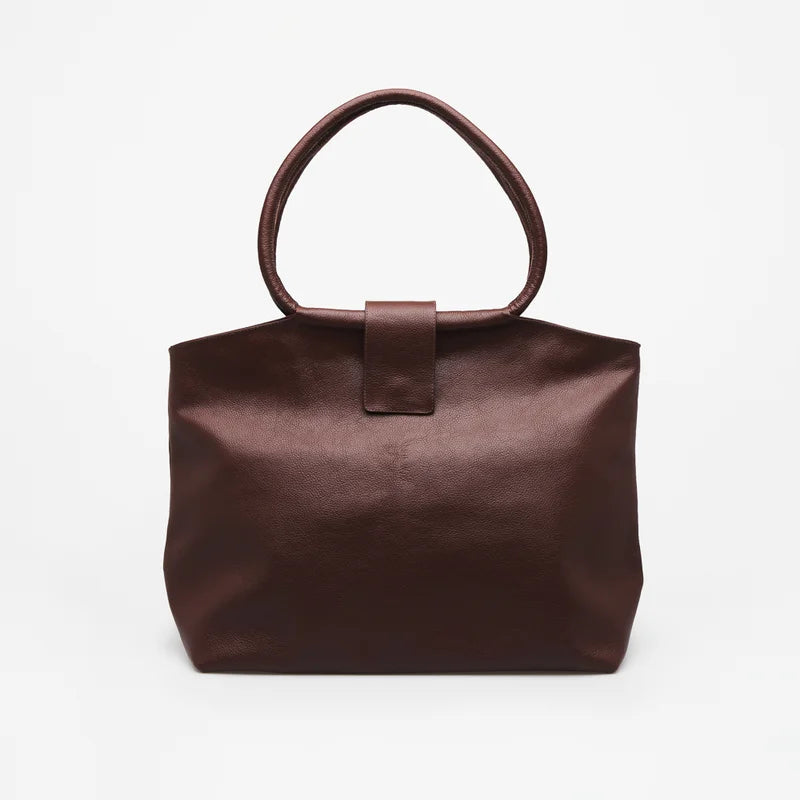 Kaia Leather Bag - Brown