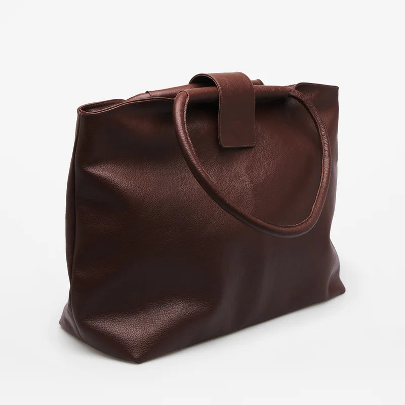 Kaia Leather Bag - Brown