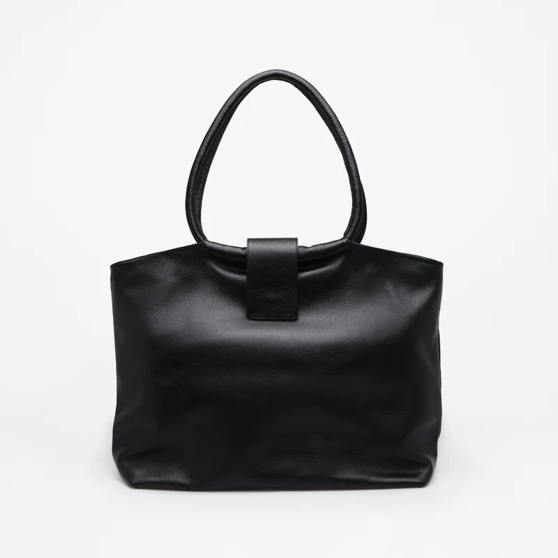 Kaia Leather Bag - Black