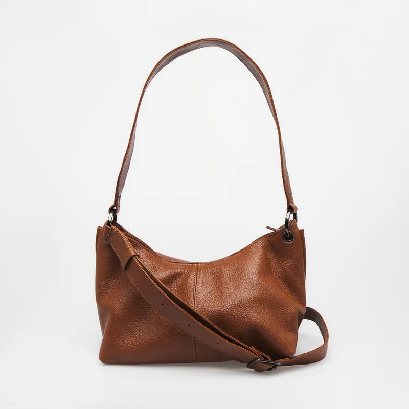 Maya Leather Bag - Caramel