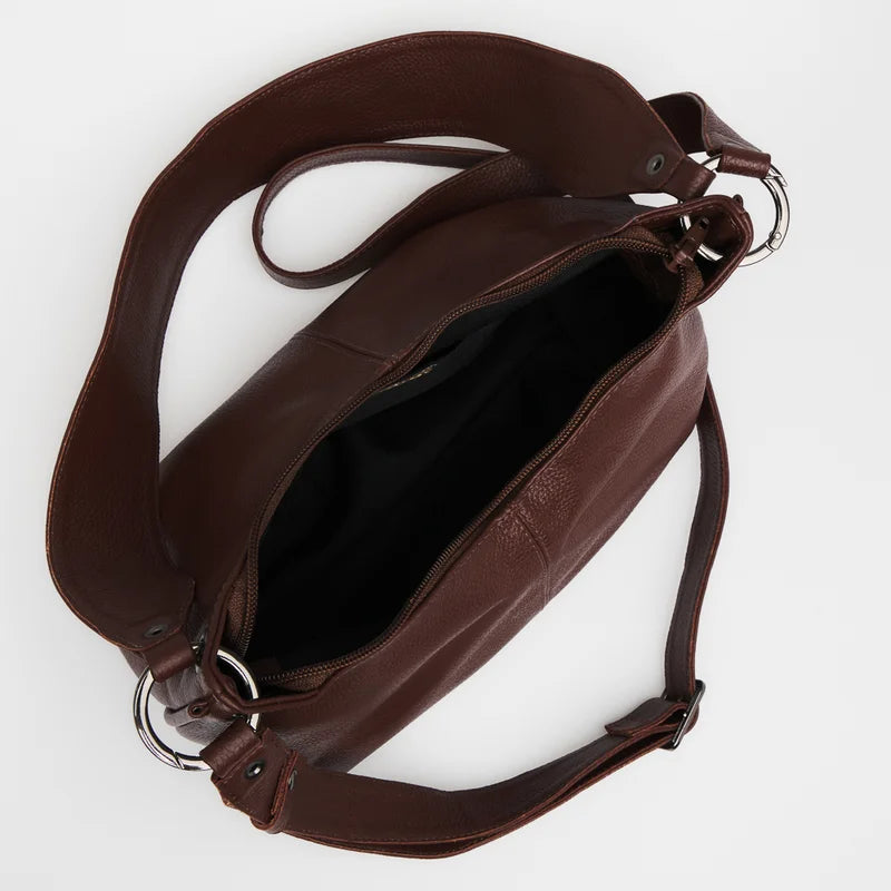 Maya Leather Bag - Brown