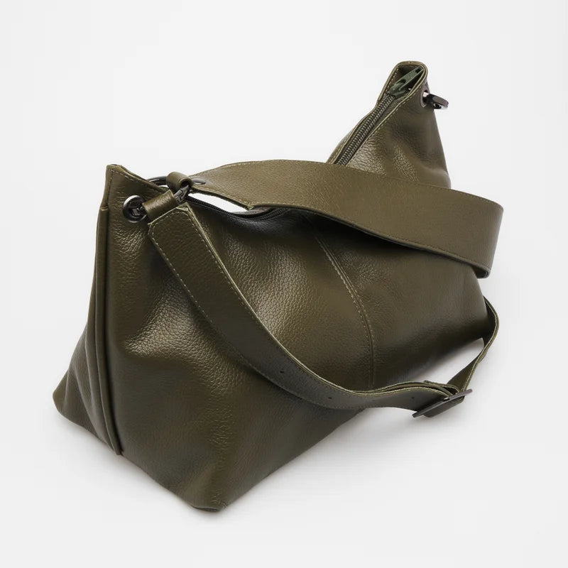 Maya Leather Bag - Green