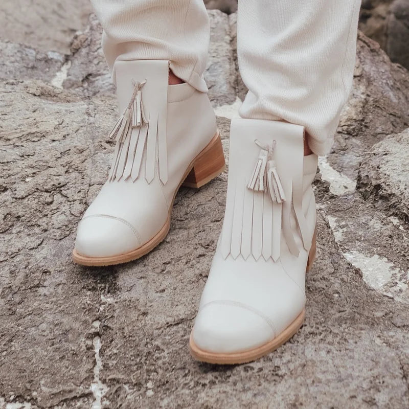 Ágatha Boot - Off-White