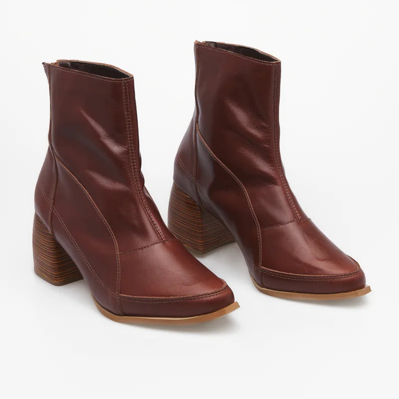 Costura Boot  - Burgundy