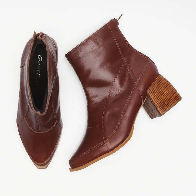 Costura Boot  - Burgundy
