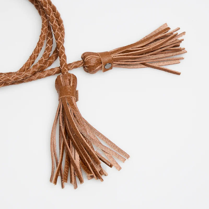 Leather Barbicacho Belt Caramel