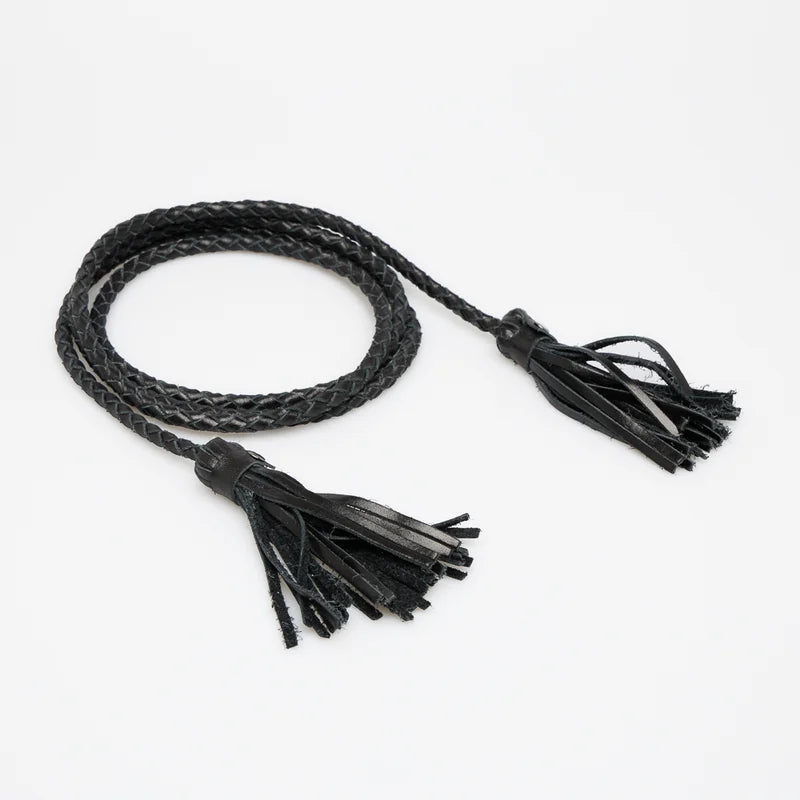 Black Leather Barbicacho Belt
