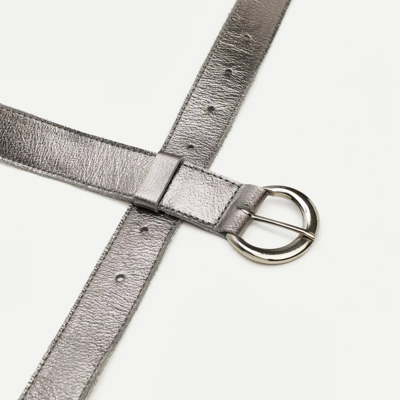 Half Moon Buckle Belt - Inox