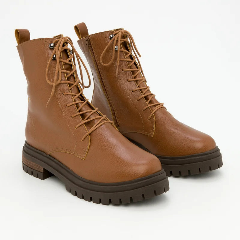 Catarina Combat Boot - Caramel