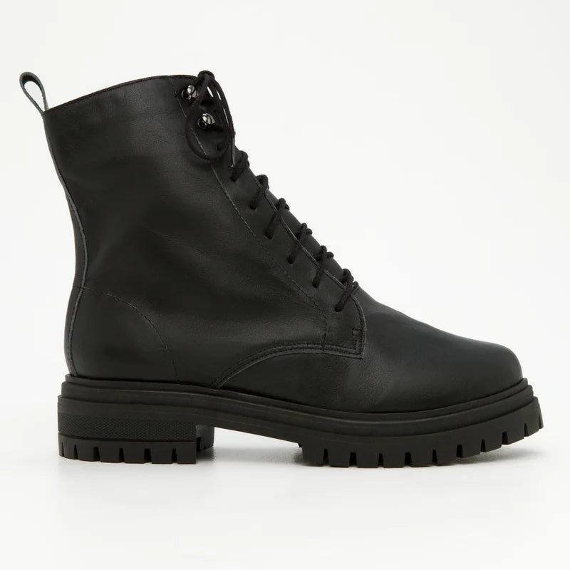 Catarina Combat Boot - Black