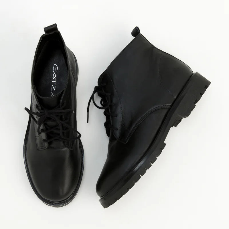 Dafne Combat Boot - Black