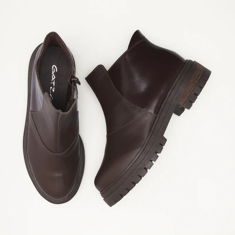 Madison Combat Boot - Coffee
