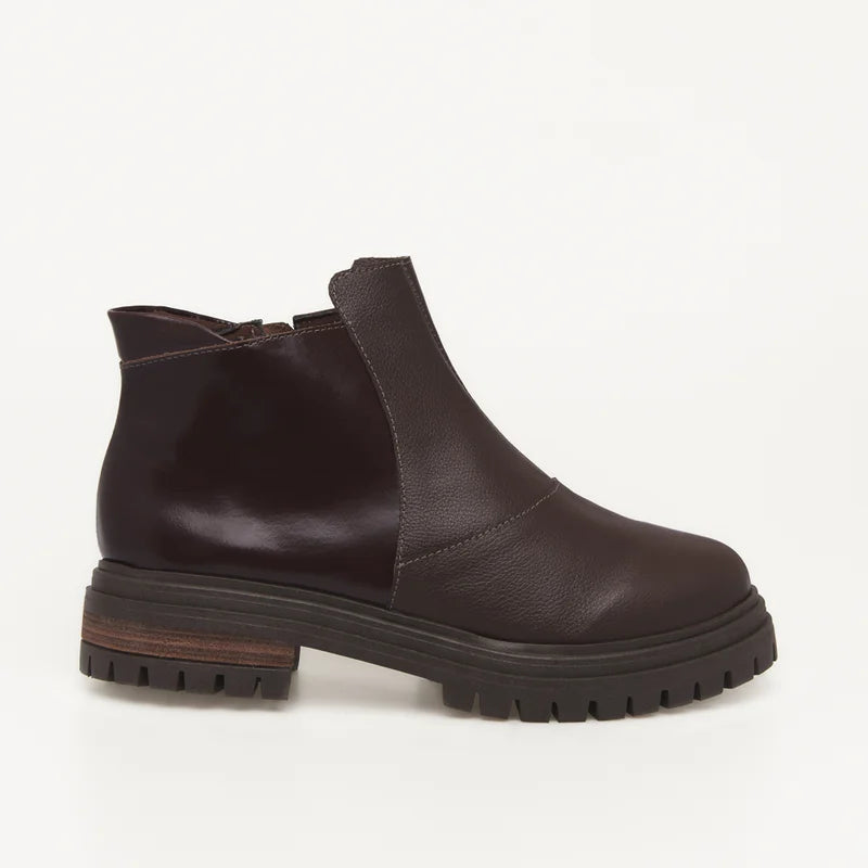 Madison Combat Boot - Coffee