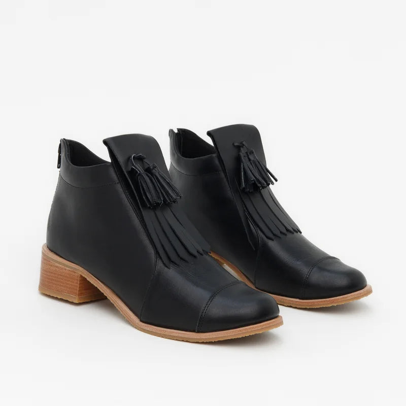 Ágatha Leather Boot - Black