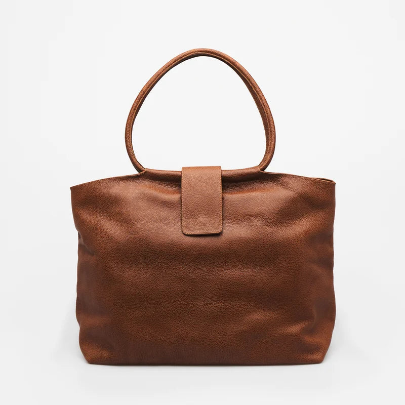 Kaia Leather Bag - Caramel