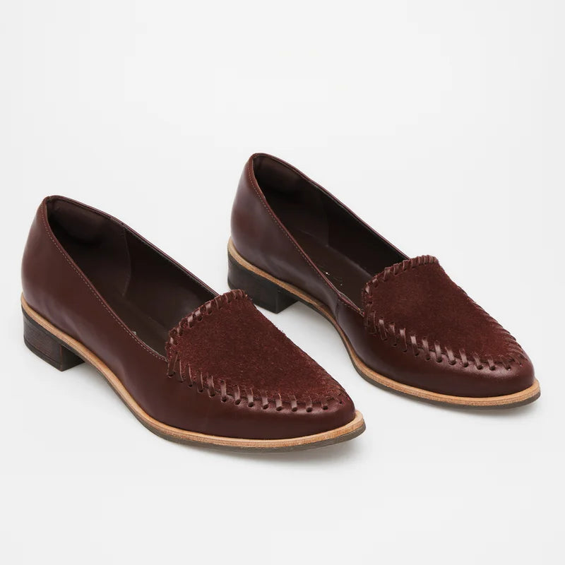 Tramelle Leather Loafer - Burgundy