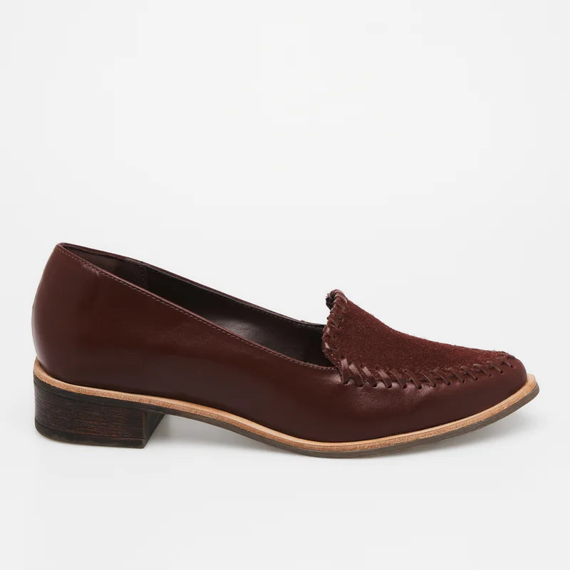 Tramelle Leather Loafer - Burgundy