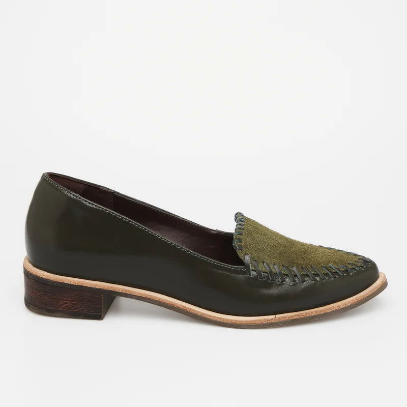 Tramelle Leather Loafer - Green