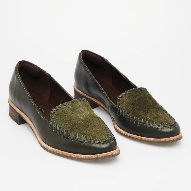 Tramelle Leather Loafer - Green