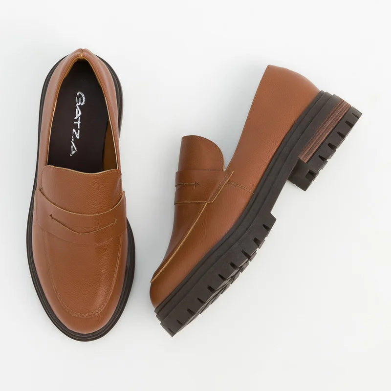 Chunky Loafer - Caramel