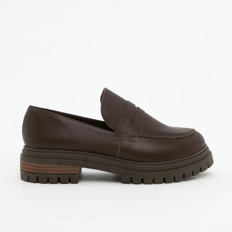 Chunky Loafer - Brown