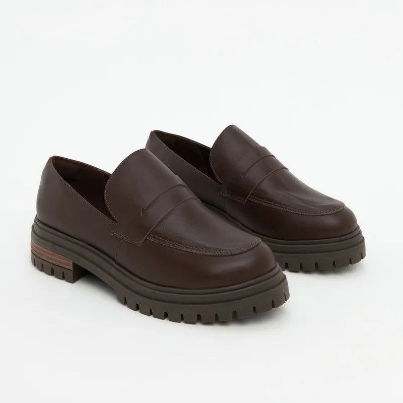 Chunky Loafer - Brown